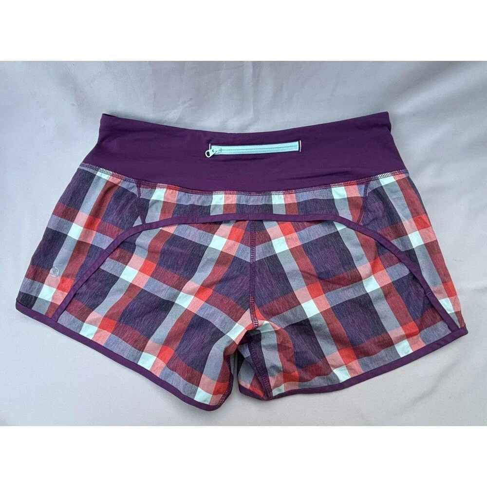 Lululemon Shorts Womens Sz 4 Speed Up Lined Running Short Gym 2” Inseam